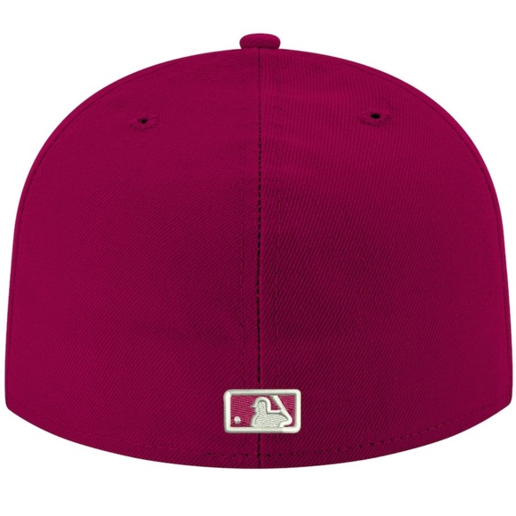 NWOT, Cardinal & White Boston RedSox New Era 59Fifty Fitted Hat, Size - 7 1/8 - Picture 4 of 12